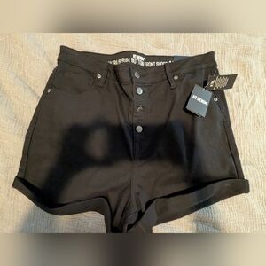 Hot Topic Black High Waist Women Shorts